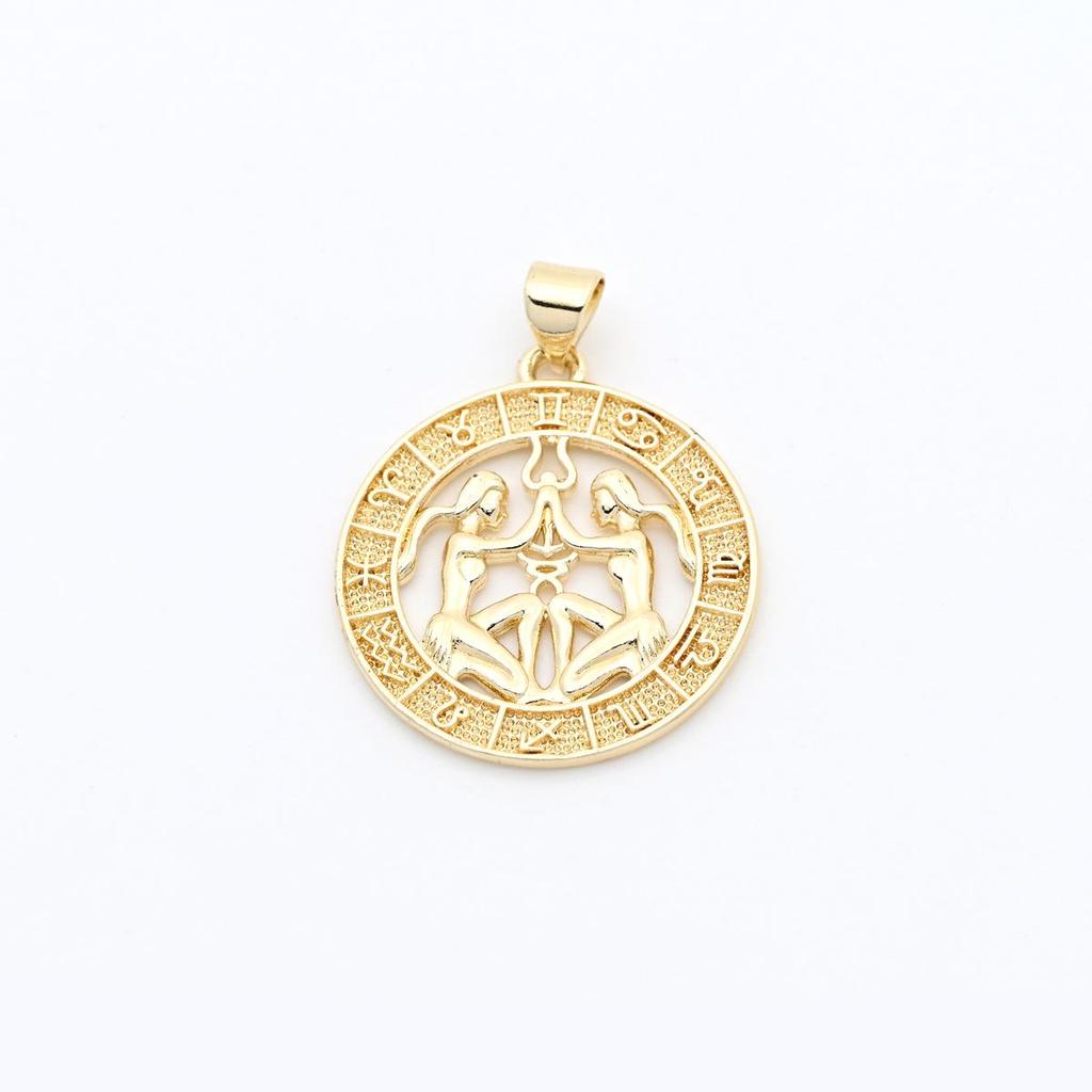 Zodiac Constellation Pendant Necklace for Men and Women - Elegant DIY Jewelry Accessory