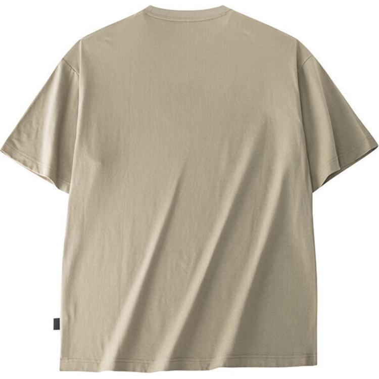 Anta Lifestyle Series Letter Print Versatile Loose Moisture-Wicking Round Neck Short Sleeve T-Shirt Unisex T-Shirt Glacier-Gray 972428106-6