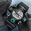 Fashion Men's Watch Sports Electronic Wristwatch Large Dial Multifunctional Waterproof Luminous Alarm Kids Male's Military Watch