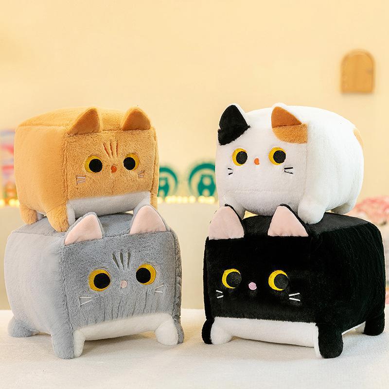 

20/30/40cm Plushier Animal Cat Plush Toys Children s Square Pocket Cat Doll Plush Toys Cute Children s Birthday Gifts 20cm