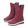 Women's Warm Snow Boots Thickened Anti-skid Waterproof Women's High Boots