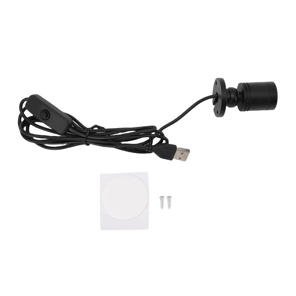 5V USB Powered LED Spotlight 1W Aluminum Alloy LED Accent Light 4.92ft Cable CRI 80+ LED Display Light Painting Display