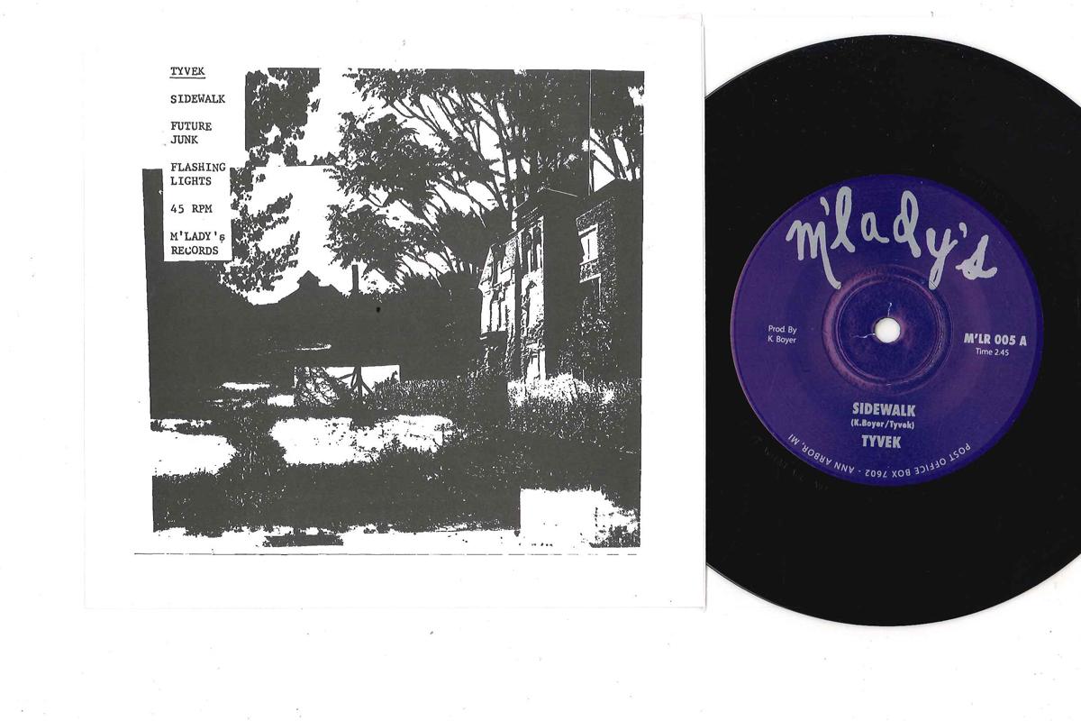 

7inch Record TYVEK - Sidewalk MLR005 M LADY S 2008 US Rock Used