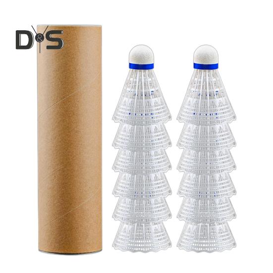 

12 шт. в упаковке, воланы для бадминтона, нейлоновые воланы с перьями, тренировочные мячи для бадминтона для начинающих, для занятий спортом на открытом воздухе белый