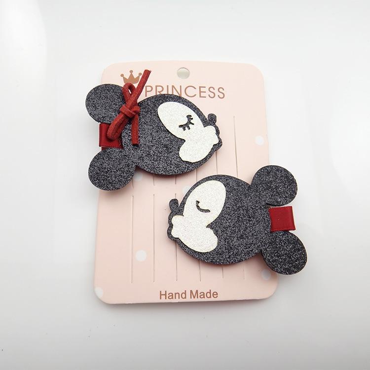 Cute Cartoon Princess Girls Kids Hair Clips Hairpins Accessories For Children Hair Bow Barrette Hairclip Headwear Headdress