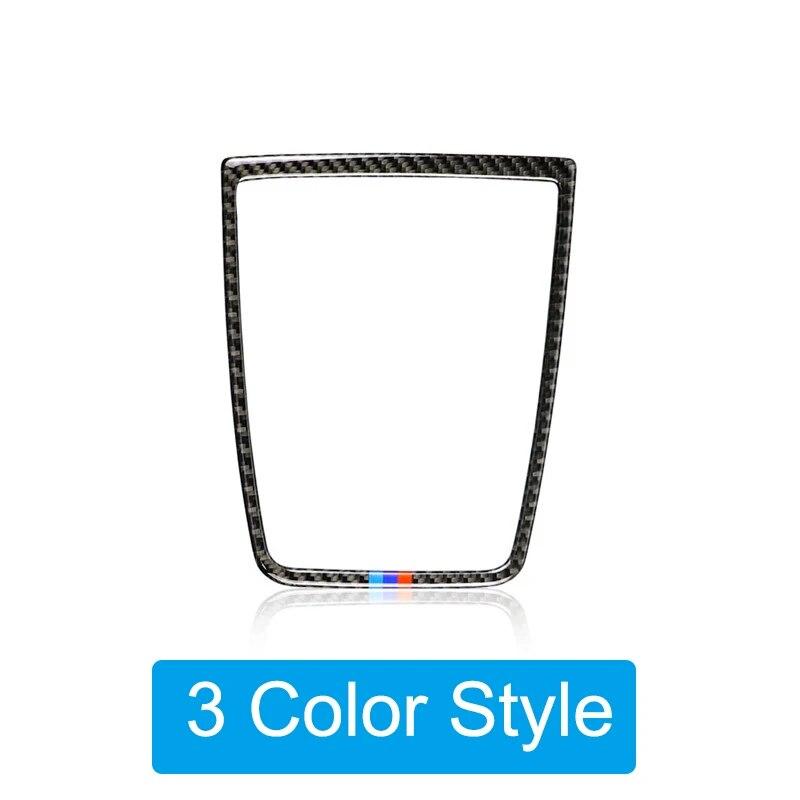 Carbon Fiber Auto Dashboard Speaker Panel Frame Cover Sticker Decoration Part For BMW F07 5GT 2010-2016 Car Interior Accessories