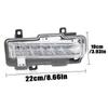 LED DRL for Mitsubishi Pajero 2015 2016 2017 2018 2019 2020 For Montero V98 Daytime Running Light Headlight White Led Fog Light