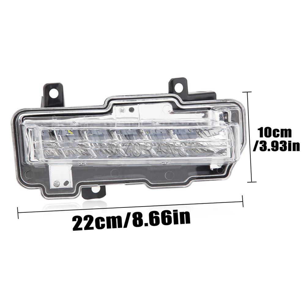 LED DRL for Mitsubishi Pajero 2015 2016 2017 2018 2019 2020 For Montero V98 Daytime Running Light Headlight White Led Fog Light