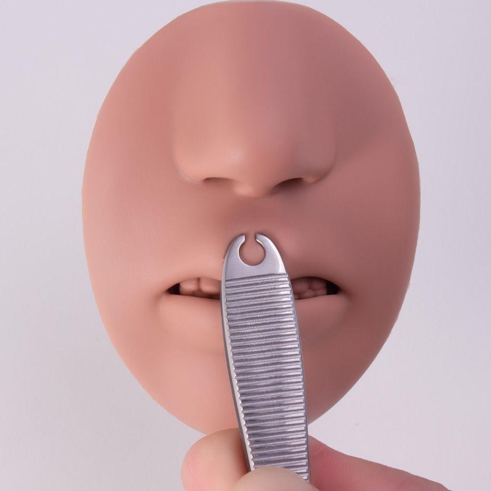 Ear Stud Body Piercing Tool Stainless Steel Dermal Piercing Tool Dermal Forceps  Skin Piercing