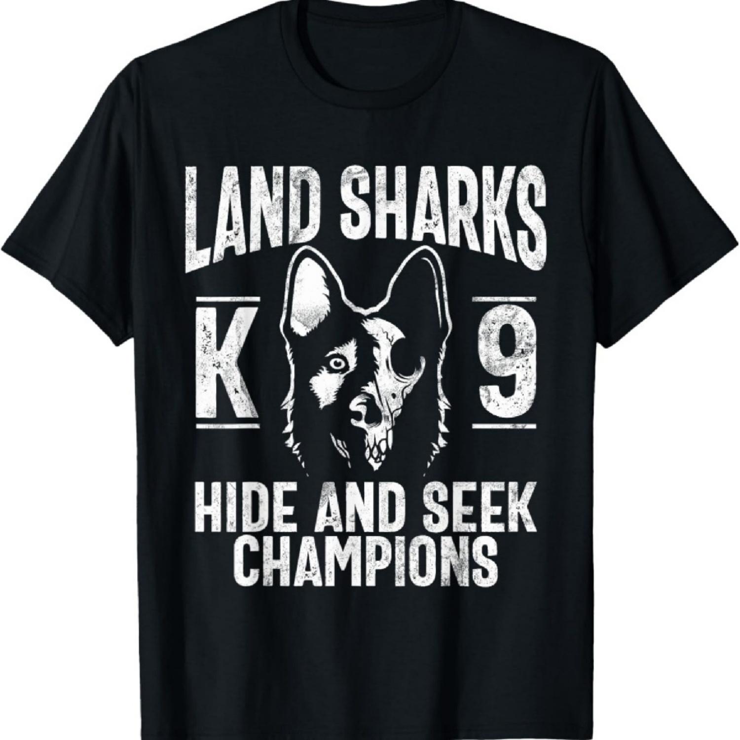 Police K9 Unit Elite Land Sharks K9 Hide And Seek Champions T-Shirt XXXXXL разноцветный