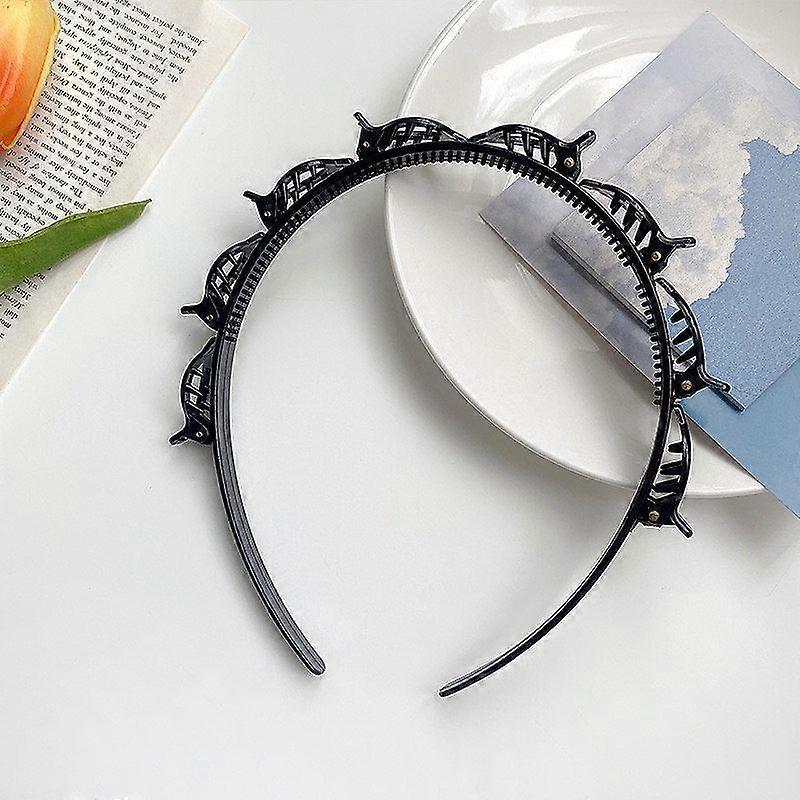 Black Hair Styling Twisted Hair Clips Braiding Tools Magic Hair Accessories Party Casual Hair Bands Womens