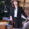 Women's Black Loose Fit Blazer