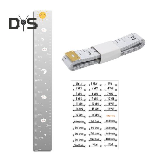 

Акриловое зеркало Таблица роста детей Детская комната Детская спальня для младенцев и взрослых Мальчики Девочки Настенная линейка для измерения высоты E