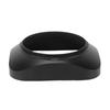Metal   Lens Hood and   Set Matte Finish Thread Design Black 62mm Lens Hood Protector and  
