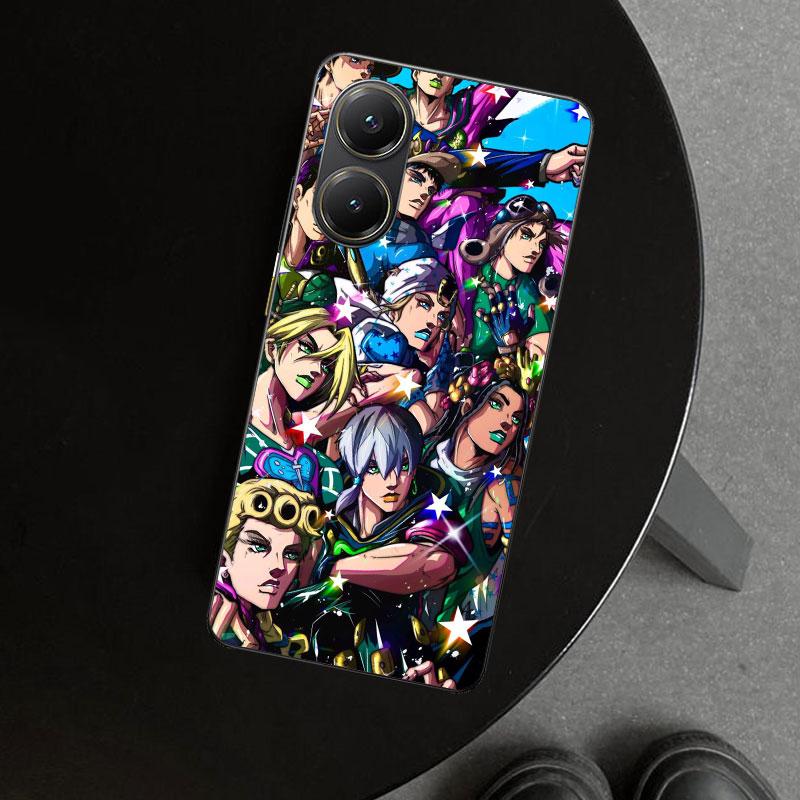 JoJo's Bizarre Adventure Hot Anime Phone Case Cover for Xiaomi Poco X6 X5 X7 Pro F7 Ultra Redmi 15C 15 13C 13 12C 12 10C 10 10A