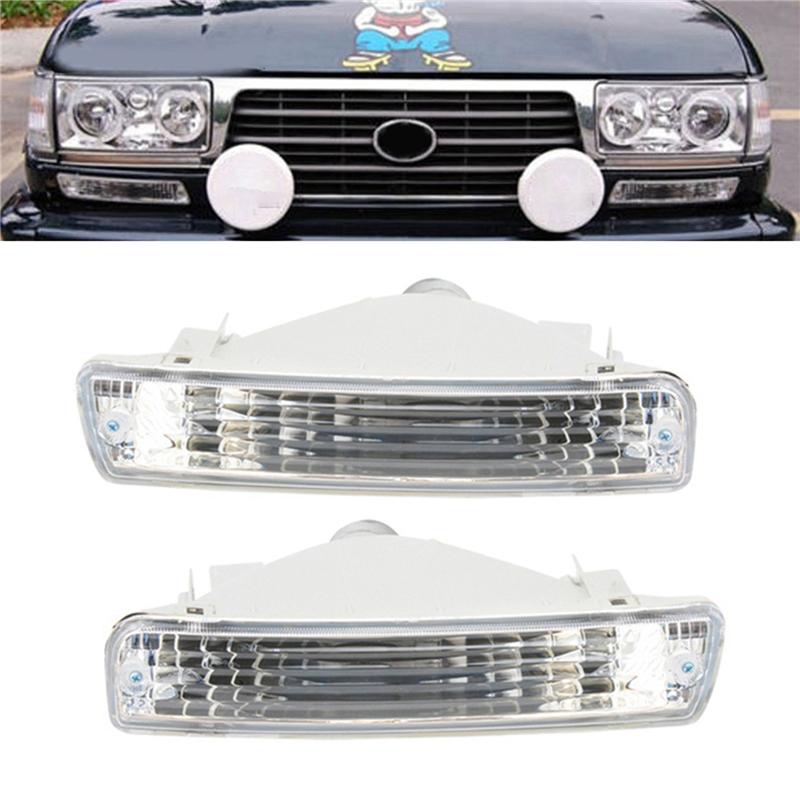 Reliable-Car Front Bumper Turn Signal Lamp For Toyota Land Cruiser 80 Series 1991-1998 LC80 FJ80 FZJ80 HDJ80 HZJ80 4500