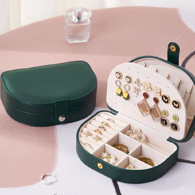 Practical Sturdy Leather Jewelry Container Drawers Home Accessory Portable Decoration for Collectors and Enthusiasts