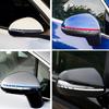 2PCS Stripes Sticker Rearview Mirror Decal For Mercedes Benz A B C E CLA S V R ML AMG W176 C117 W205 W204 W213 W212 C253 Decal
