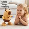Singing Dance Electric Capybara Toys with Music Lighting Left Right Dance Capybara Dancing Toy Swinging Hands Durable