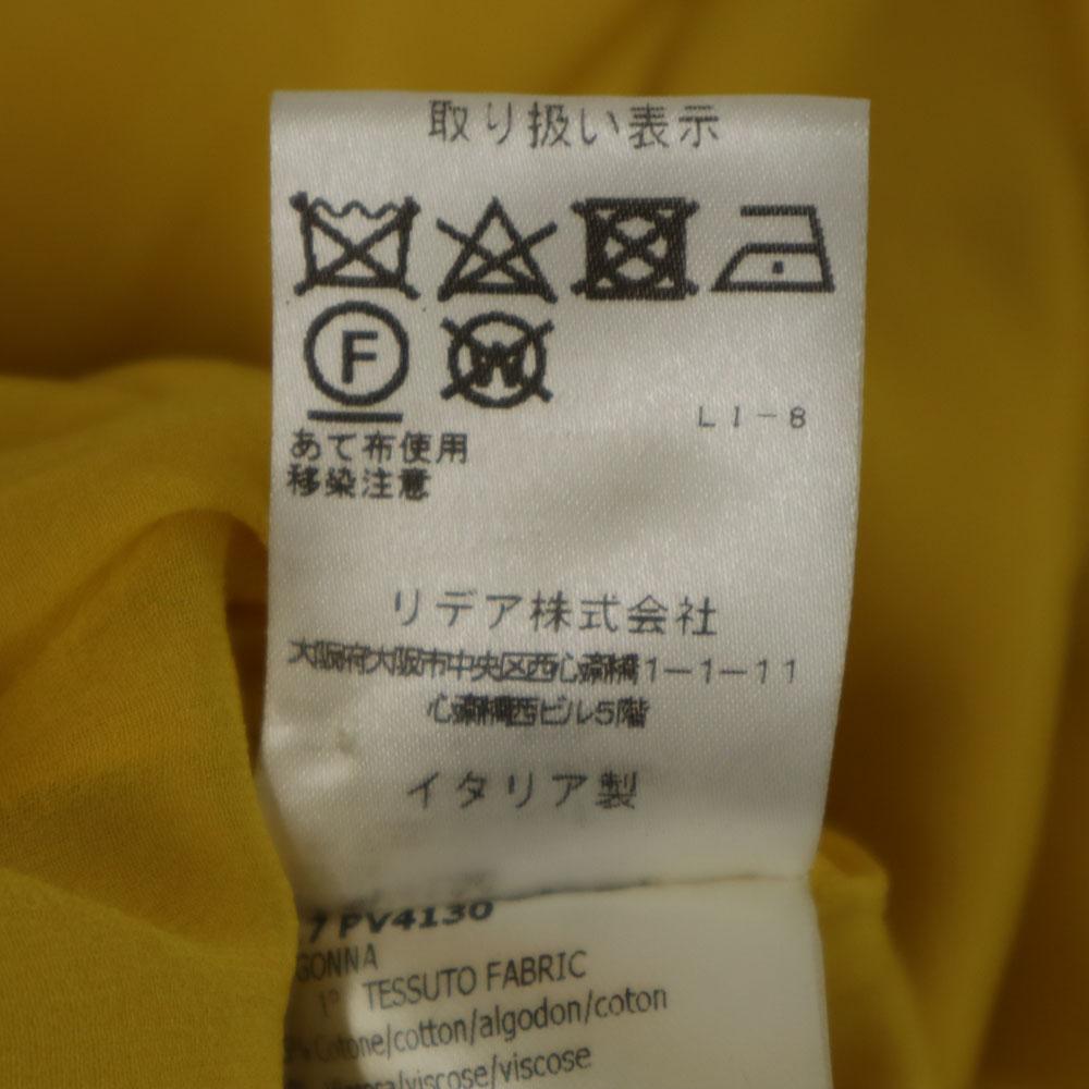 GiAMBATTiSTA VALLi made in Italy Mini length flare skirt 40/XS yellow Women Used