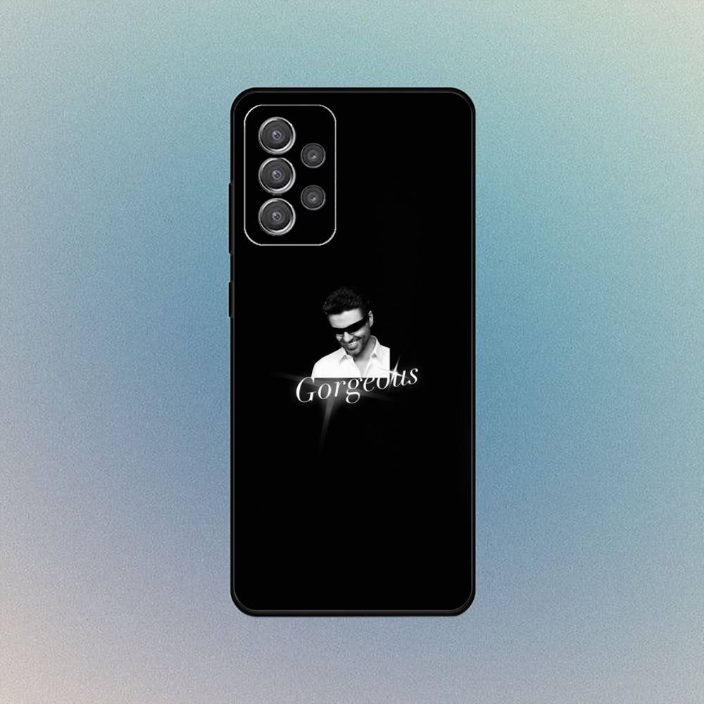 G-George Michael Phone Case For Samsung S25,S24,S21,S22,S23,S30,Ultra,S20 Black Soft Case