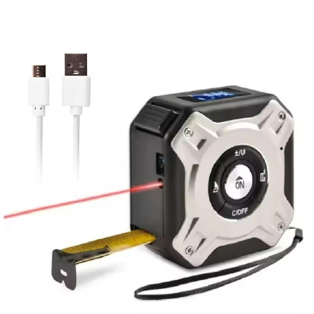 Stainless Steel Digital Laser Tape Measure Digital Electronic Laser Rangefinder  Construction