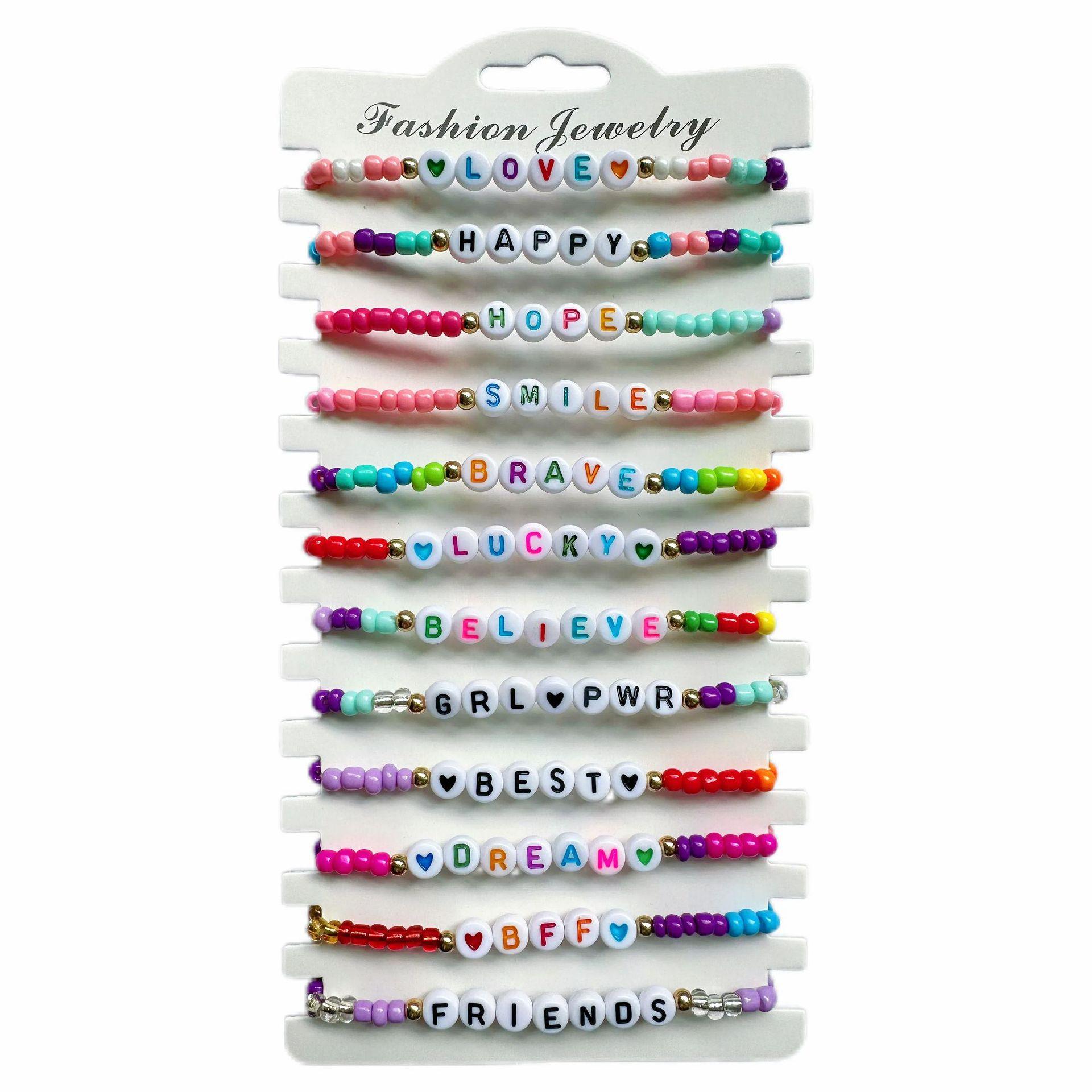 

JYL TS Bracelet Peace Sign Candy Color Promotes Harmony & Joyful Energy ZJ12135 вишневый розовый