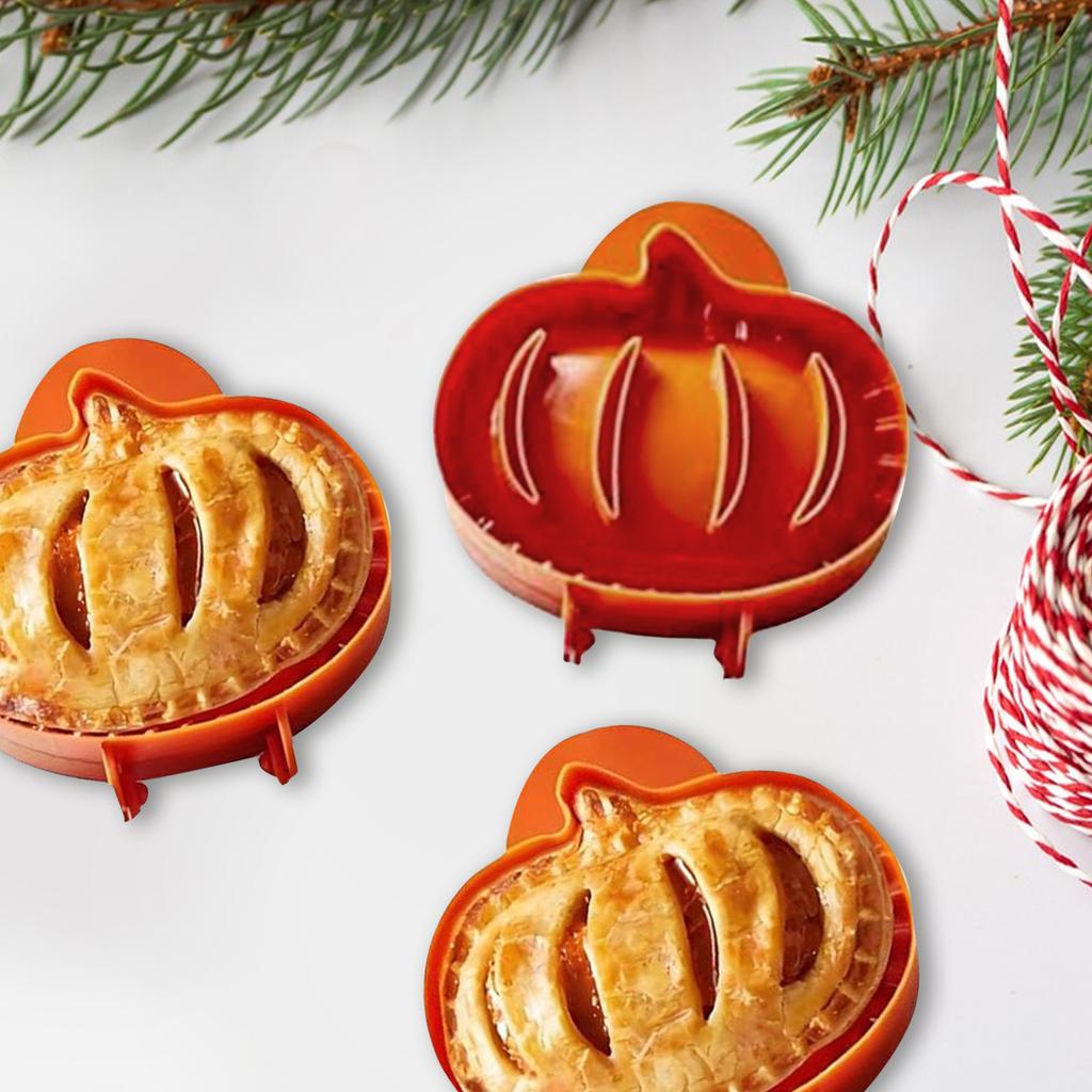 Holiday Mini Pie Mould Multi-Purpose Hand Pie Press Mould Maker Reusable Fall Dough Press Tool Set for Christmas Cookie Cutters