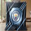 Manchester City Theme blanket Soft Flannel Blanket Plush Throw Blanket Cozy Sofa Bed Blanket for Home Decor