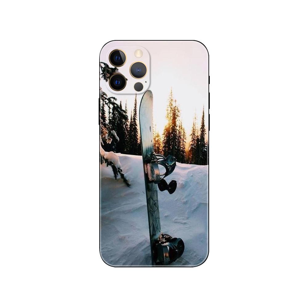 Skiing Phone Case For iPhone Samsung Galaxy Redmi Xiaomi Oppo OnePlus Note S A 7 8 9 10 11 12 13 14 20 21 22 23 53 54 Pro Max Plus Ultra TPU Soft