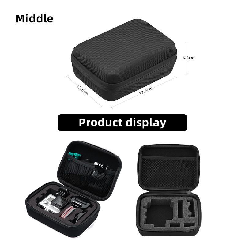 Storage Bag Travel Carry Case Portable Box For GoPro Hero 13 12 11 10 9 Insta360 SJCAM AKASO DJI Osmo Action Camera Accessories