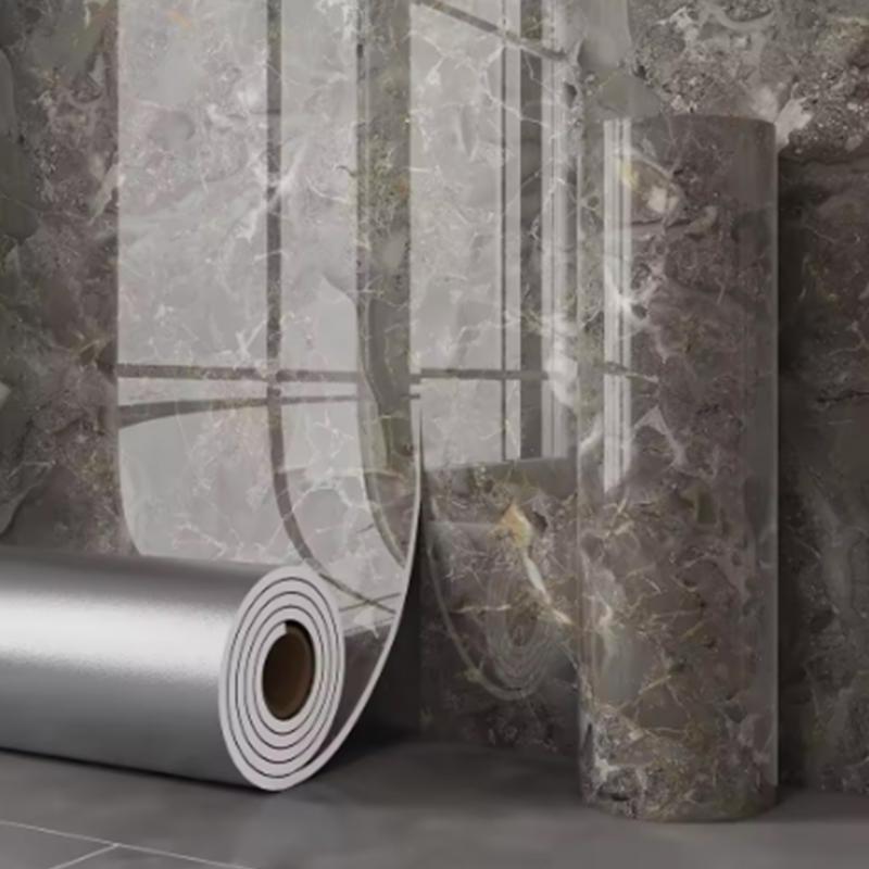 1 Roll Marble Thick Foam Imitation Tile Self-Adhesive Wallpaper Bedroom Living Room Decoration Bathroom Waterproof Wall Sticker