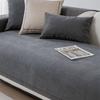 Chenille Sofa Covers Solid Cowboy Blue Sofas Towel Couch Cover Universal Non-slip Seat Pad For Living Room Home Protection Cover