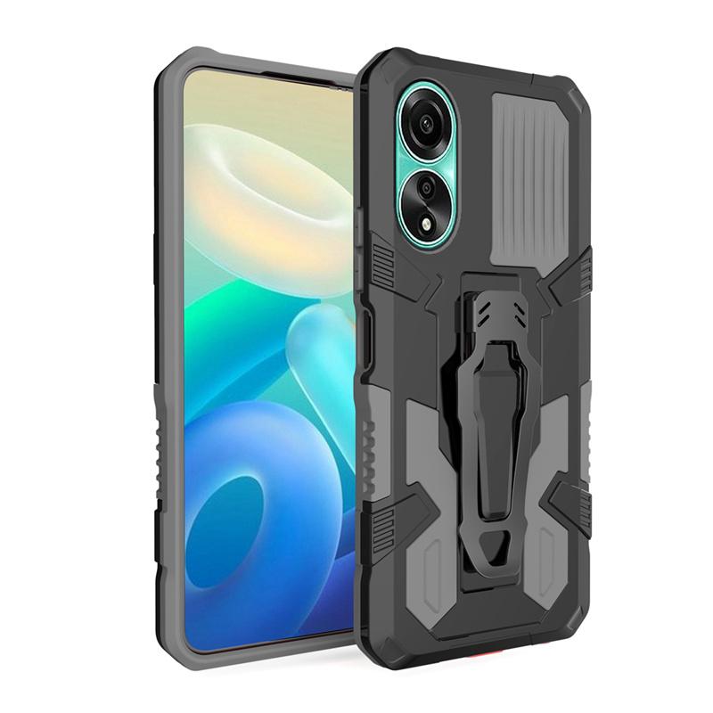 Military Armor Belt Clip Stand Case for OPPO Reno 10 Pro 5G Protective Magnetic Business Shockproof Full Protection Cover