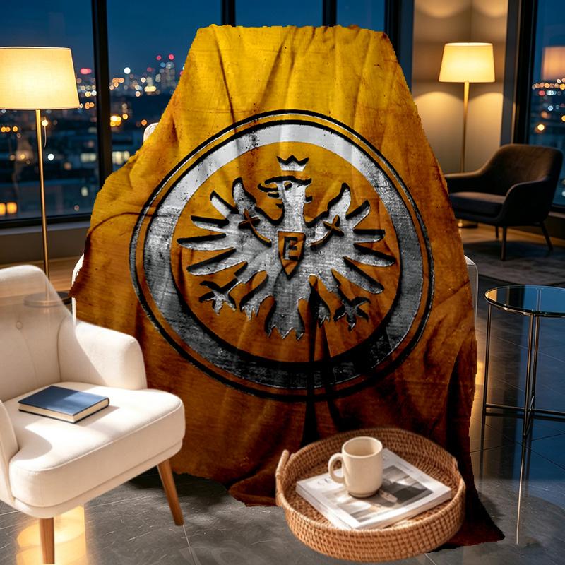 Eintracht Frankfurt Print Blanket - Soft & Comfortable, for Bedroom, Travel, Sofa, Home Decoration - Birthday Christmas Gift for Friend