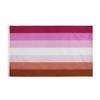 Stock All Inclusive Progress 3x5ft Polyester Big Rainbow Lesbian LGBT Gay Pride Flag Waterproof Lightweight