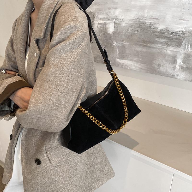 Kleine Tasche Damen neu Nische Retro Design High-End Kette Achseltasche Methode Stick Bag Single Shoulder Messenger Bag