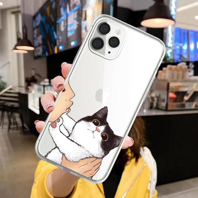 

Прозрачный чехол «Не целуй мою кошку» для Iphone 11 Pro Max Phone X XR XS MAX, мягкий чехол для Iphone 7 8 Plus 12 13 Pro SE 2020 iPhone 7or8Plus