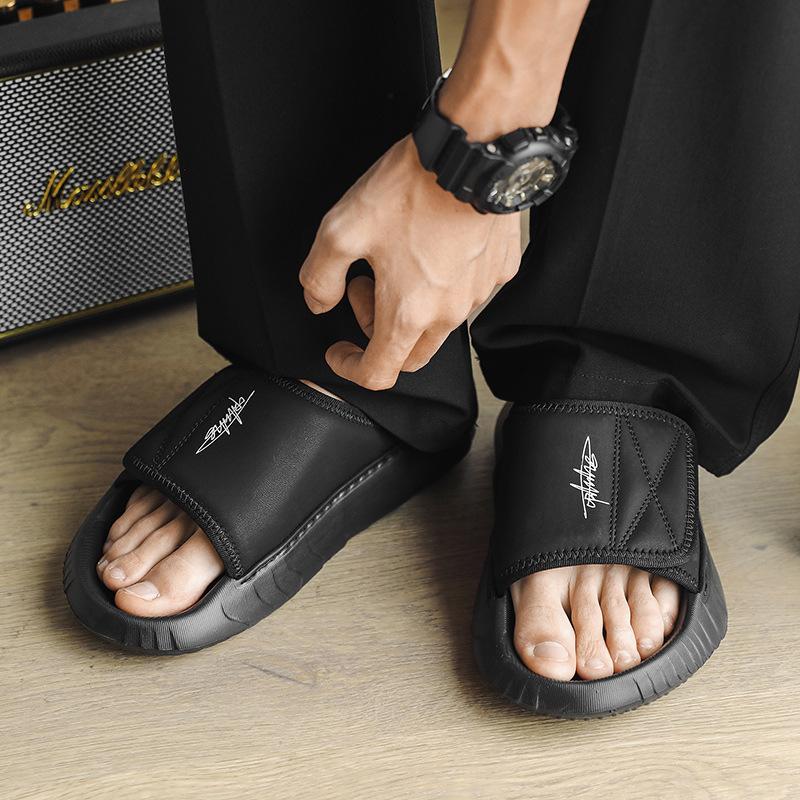 Slippers Wear Summer New Soft-soled Cool Slippers Outdoor Beach Shoes One-word Casual Slippers