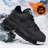 Fleece warme Herrenschuhe Winter 2024 neue Sportschuhe jugendliche Schüler Plateau lässige trendige Schuhe Herren Baumwollschuhe
