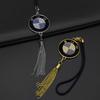 TFLB8 Car Rearview Mirror Diamond Badge Pendant Car Interior AccessoryFor BMW Series X1 X3 X4 X6 E90 E91 I3 I4 F30 F48 F30 F10 E30 E34