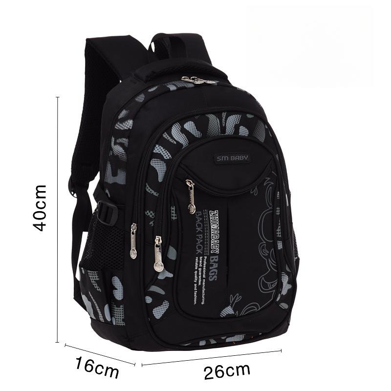 Casual Large-capacity Men's Backpacks, Lightweight and Wear-resistant Schoolbags for Primary School Students and Children