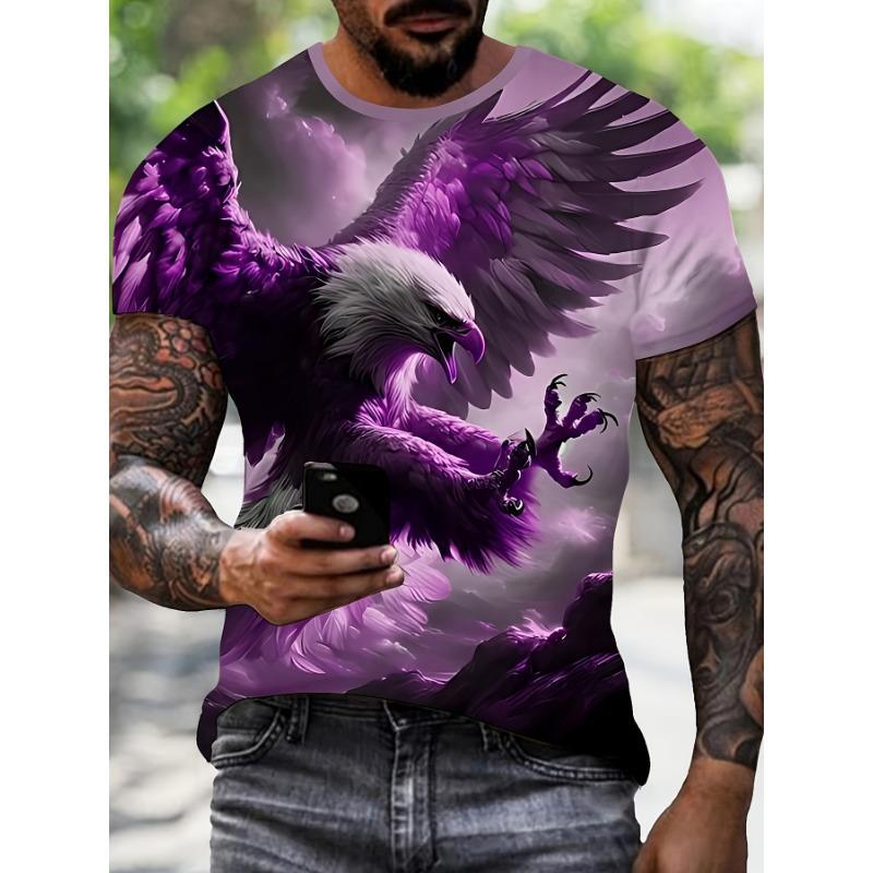 Men'S Summer 3D Digital Print T-Shirt Trendy