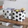 "Laundry Basket Cotton and Linen Dirty Clothes Laundry Basket Foldable Laundry Basket Storage Household Sundries Storage Basket