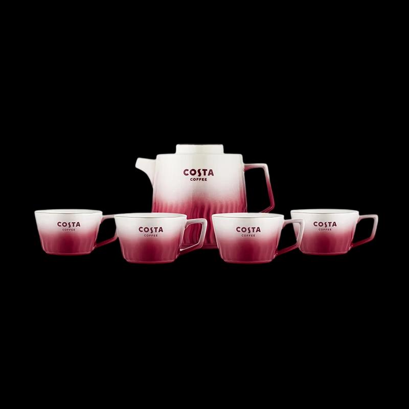 

COSTACO Ceramic Flower Tea Set