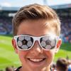 Plastic Decorative Glasses Frame Lightweight Football Sunglasses Soccer Sunglasses  Sports Event
