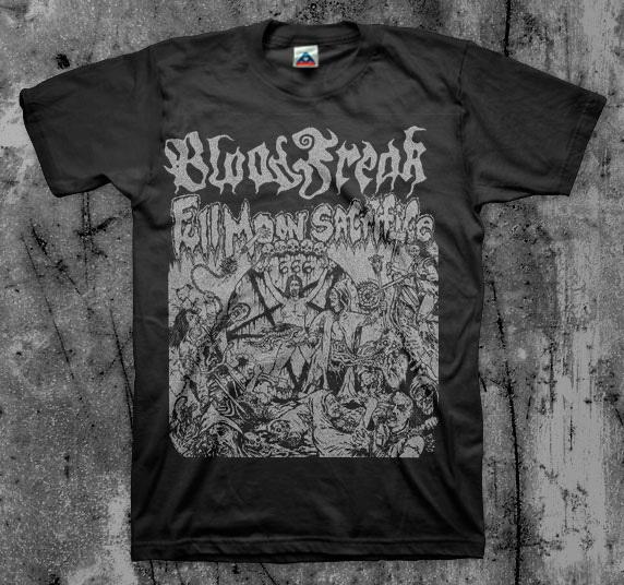 Bloodfreak  Full Moon  T shirt Unisex T-Shirt XL