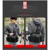 Crossbody Bag Unisex Nylon Multi Pocket Lightweight for Outdoor Fishing