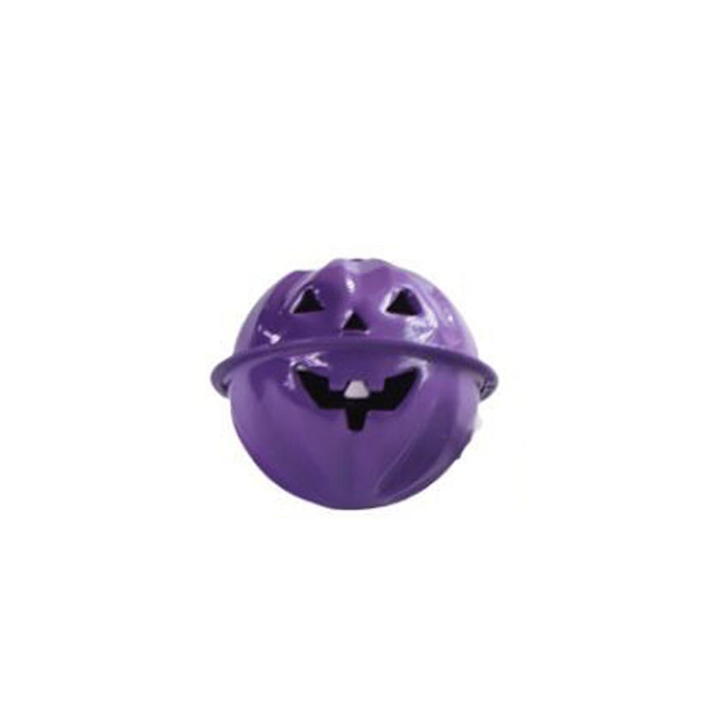 Halloween Pumpkin Bells, Metal Face Jingle For Party Crafts