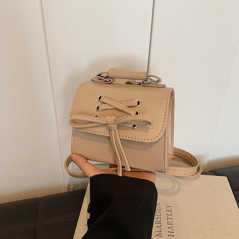 Summer Korean Retro Bow Crossbody Bag Girl Fashion British Style Portable Mini Crossbody Wallet